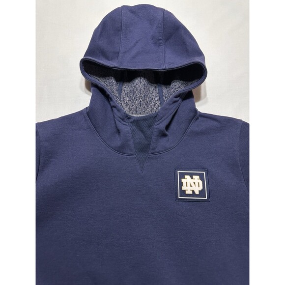 Notre Dame Fighting Irish Under Armour Womens Hoodie Sweatshirt Size Small Navy - Picture 3 of 12